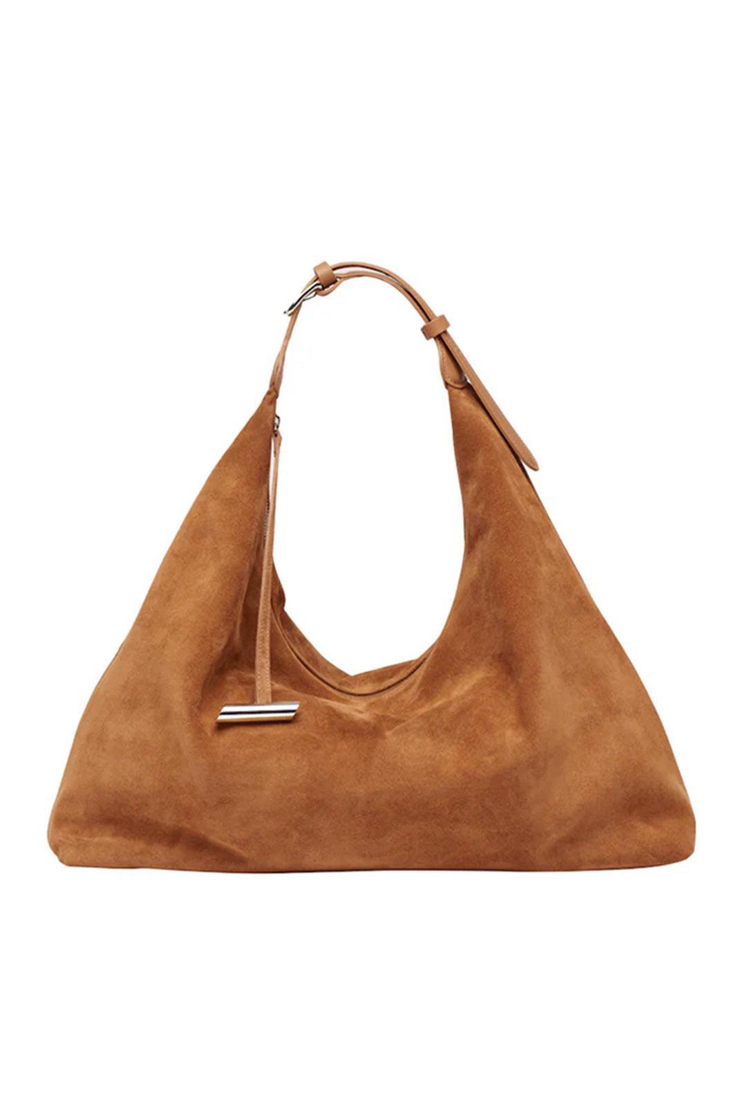 Liffner-Pillow Hobo Rhum Suede-dgallerystore