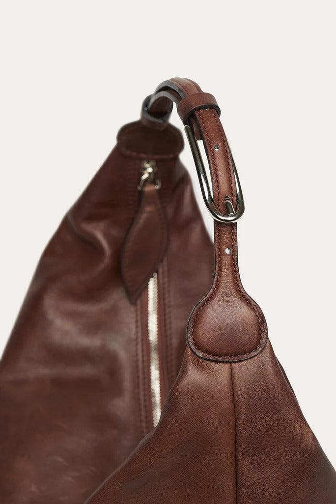 Liffner-Pillow Shoulder Bag Dark Brown-dgallerystore