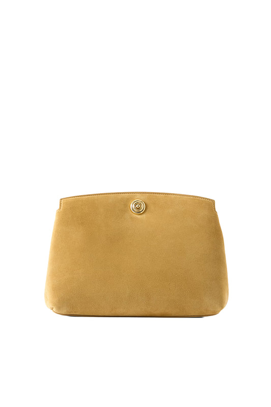 Liffner-Pushlock suede clutch_46376663163101300-dgallerystore