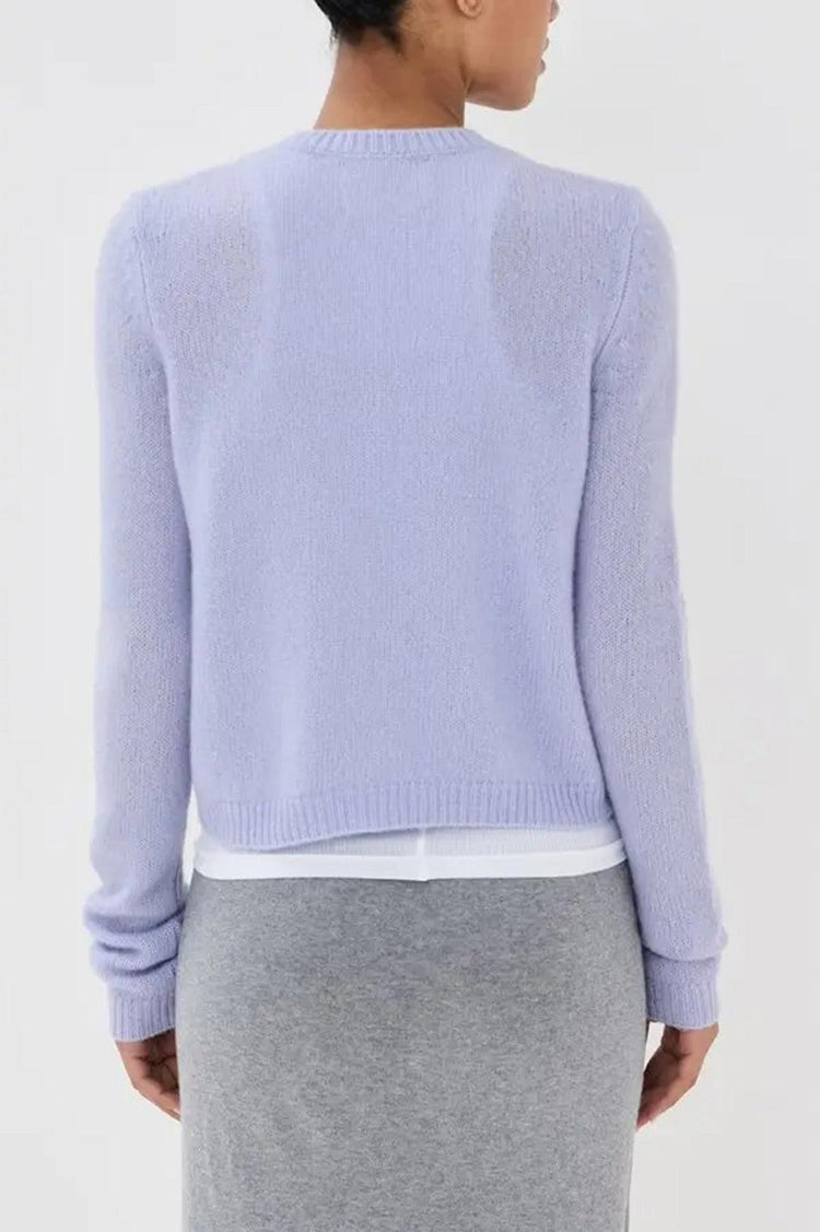 Lisa Yang-Felicia cashmere cardigan - soft lavender-dgallerystore