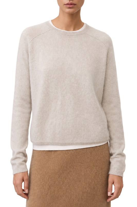 Lisa Yang-The lexia sweater sand brushed-dgallerystore