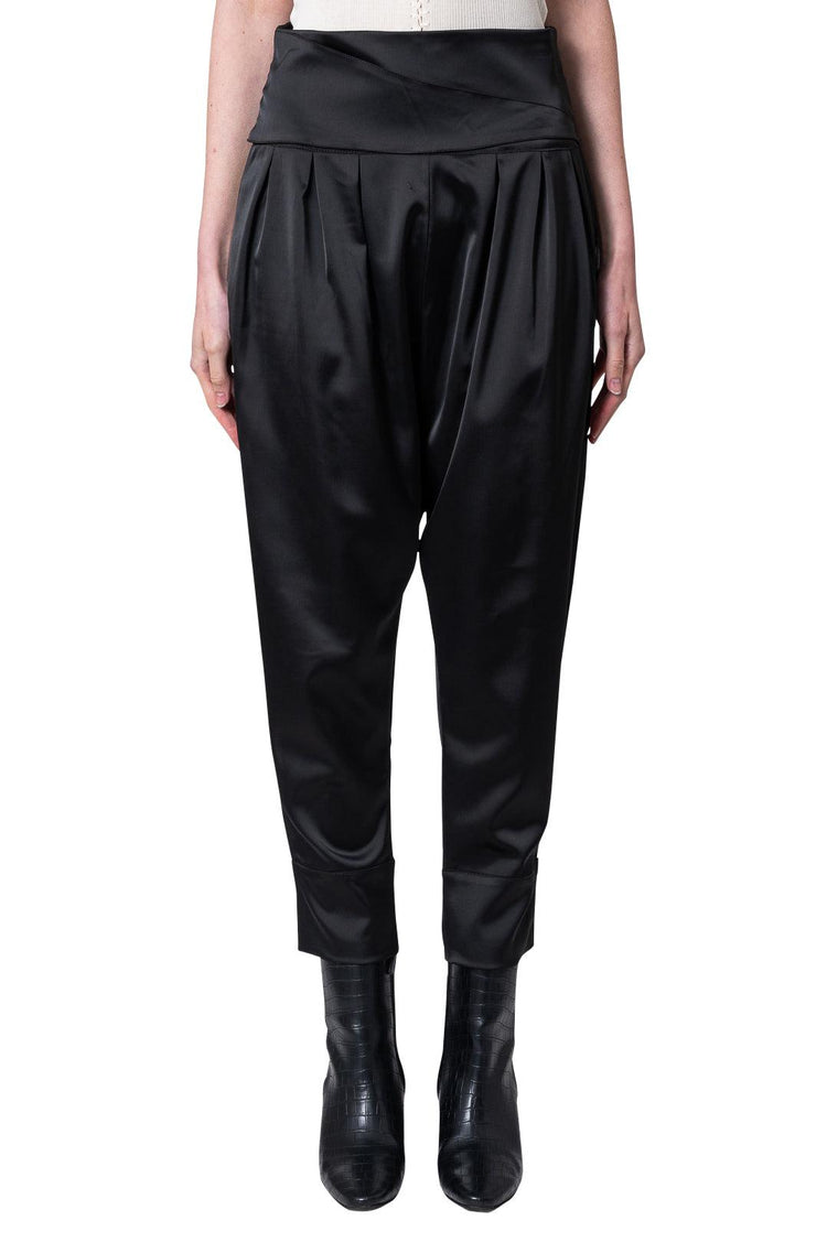 Lorena Saravia-Satin Pants-dgallerystore