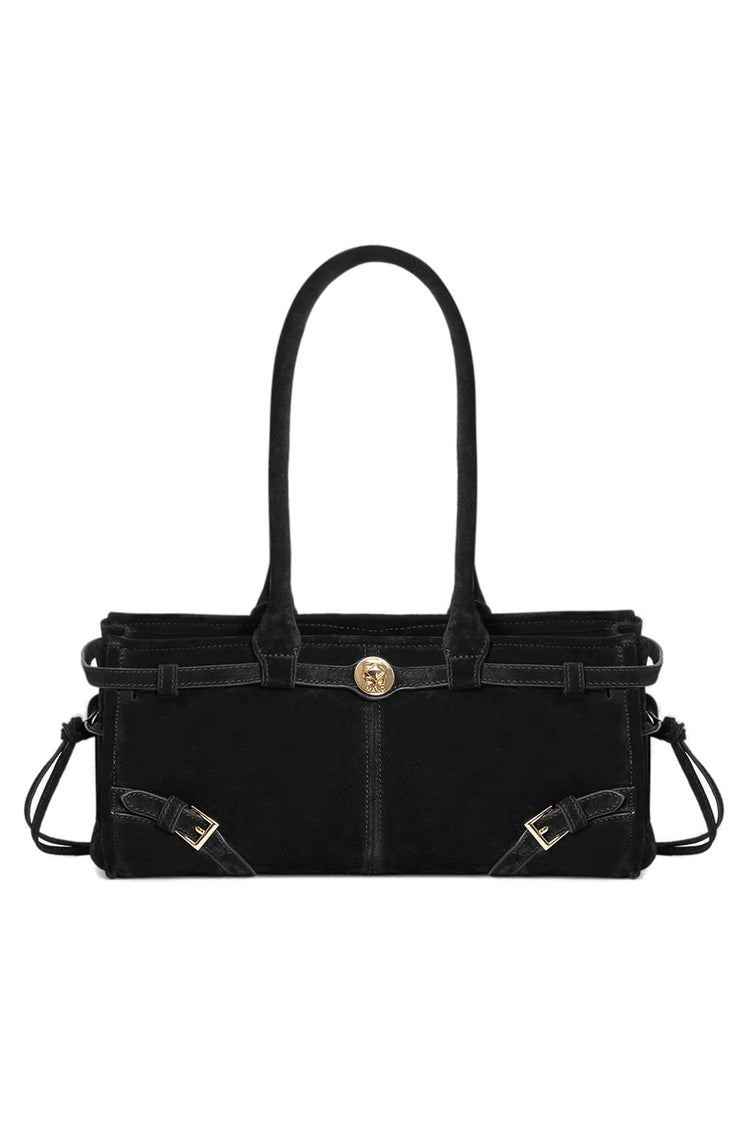 Manc-Baby jane - suede black-dgallerystore
