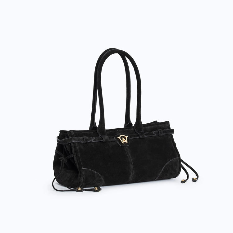 Manc-Baby jane - suede black-dgallerystore