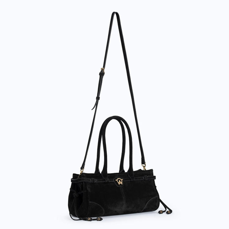 Manc-Baby jane - suede black-dgallerystore