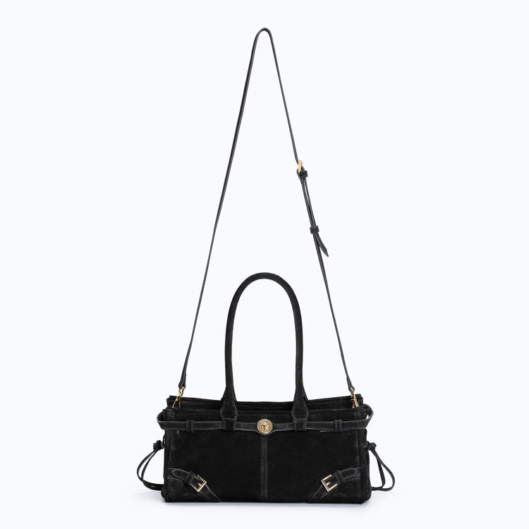 Manc-Baby jane - suede black-dgallerystore