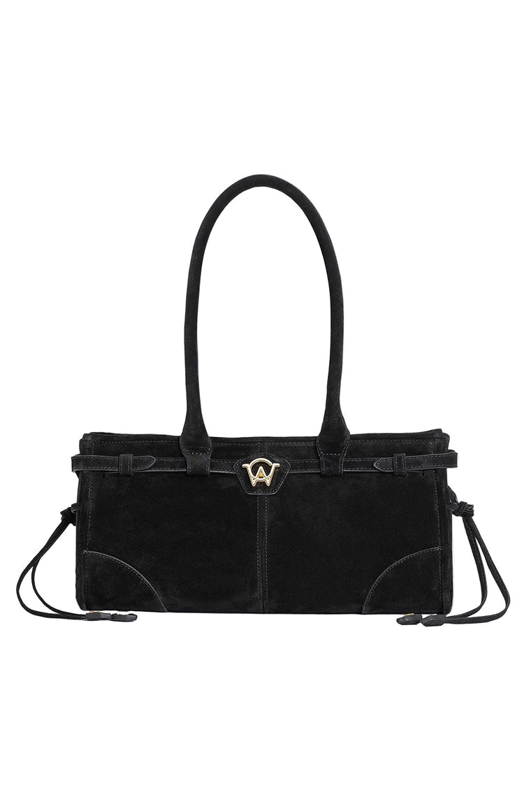 Manc-Baby jane - suede black-dgallerystore