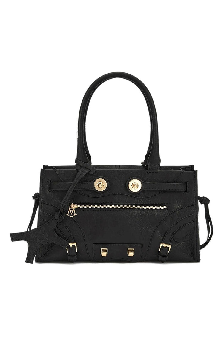Manc-Zouzou mini black women leather bag-dgallerystore