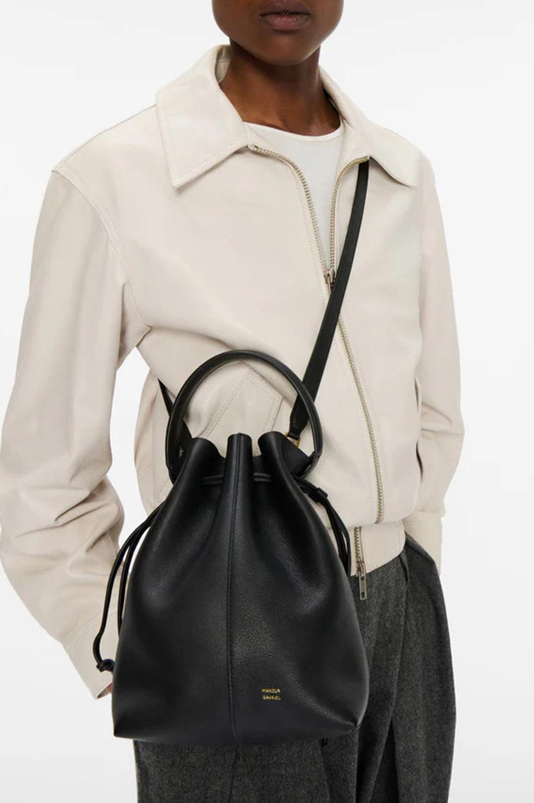 Mansur Gavriel-Dea Bucket Black-dgallerystore