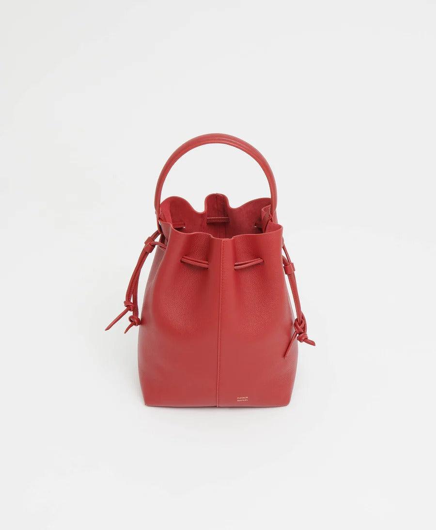 Mansur Gavriel-Dea Bucket Red-dgallerystore