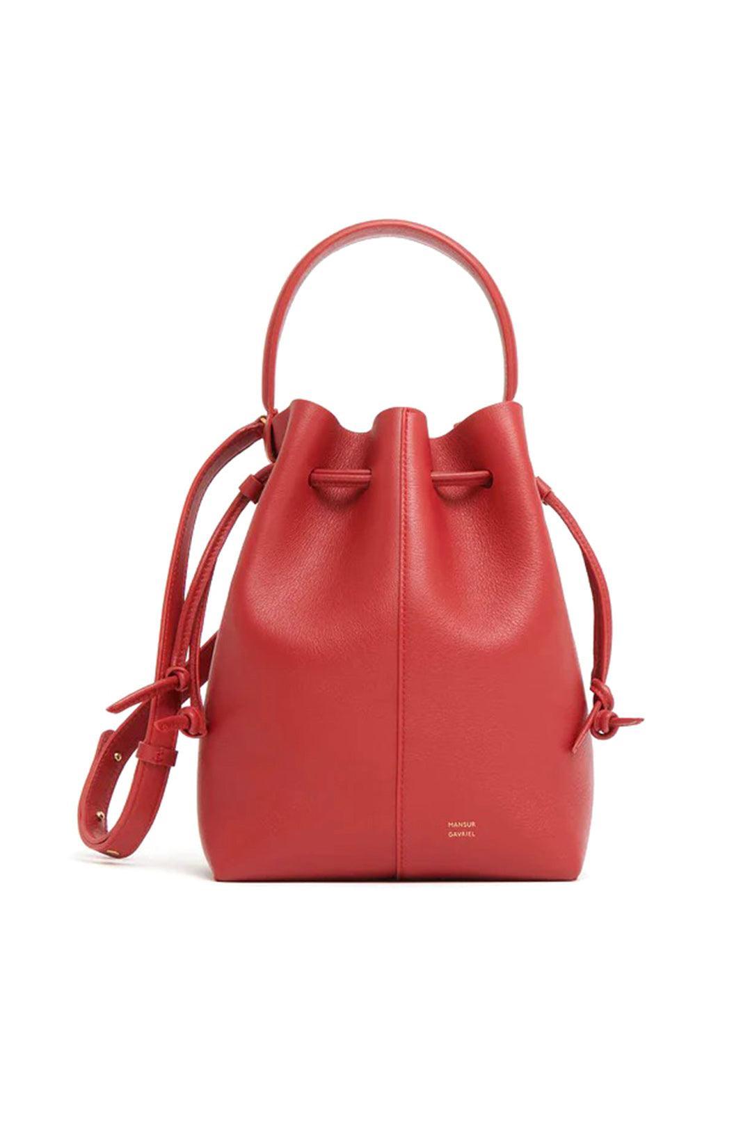 Mansur Gavriel-Dea Bucket Red-dgallerystore