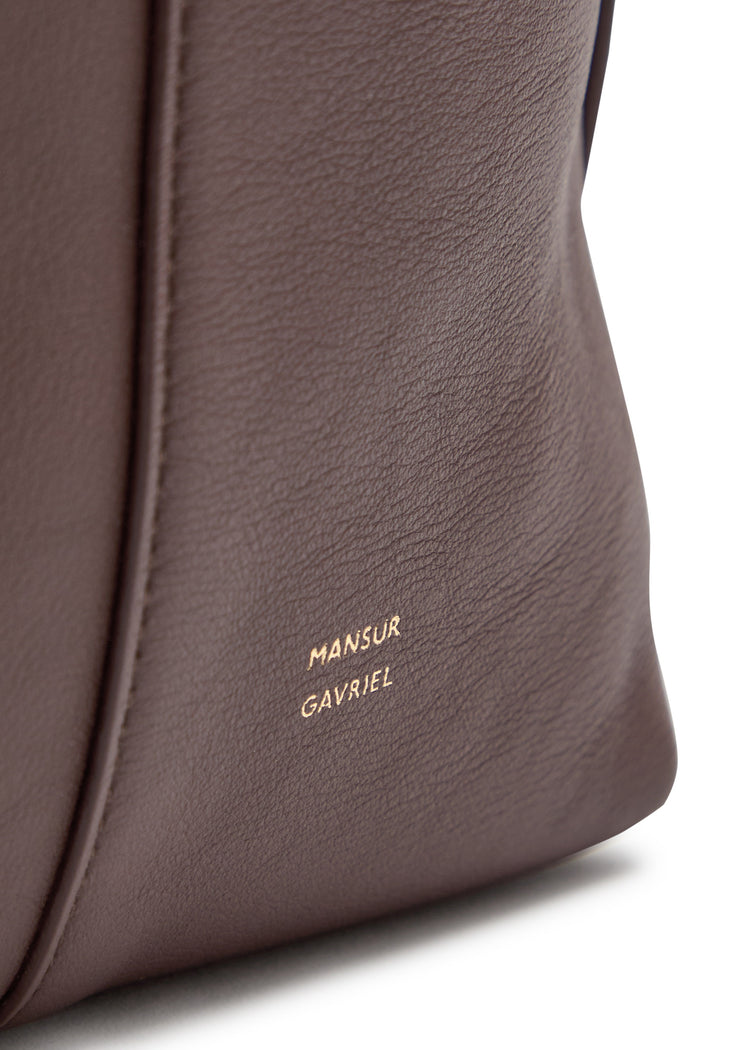 Mansur Gavriel-Dea bucket chocolate-dgallerystore