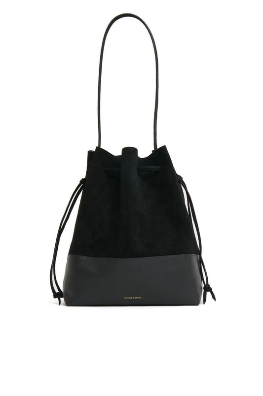 Mansur Gavriel-Drawstring cabas black black-dgallerystore