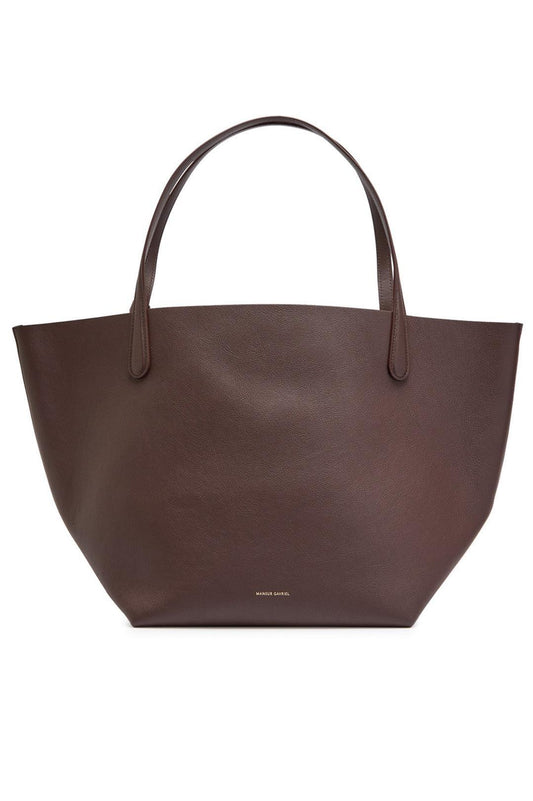Mansur Gavriel-Everyday Soft Tote Chocolate Suede-dgallerystore