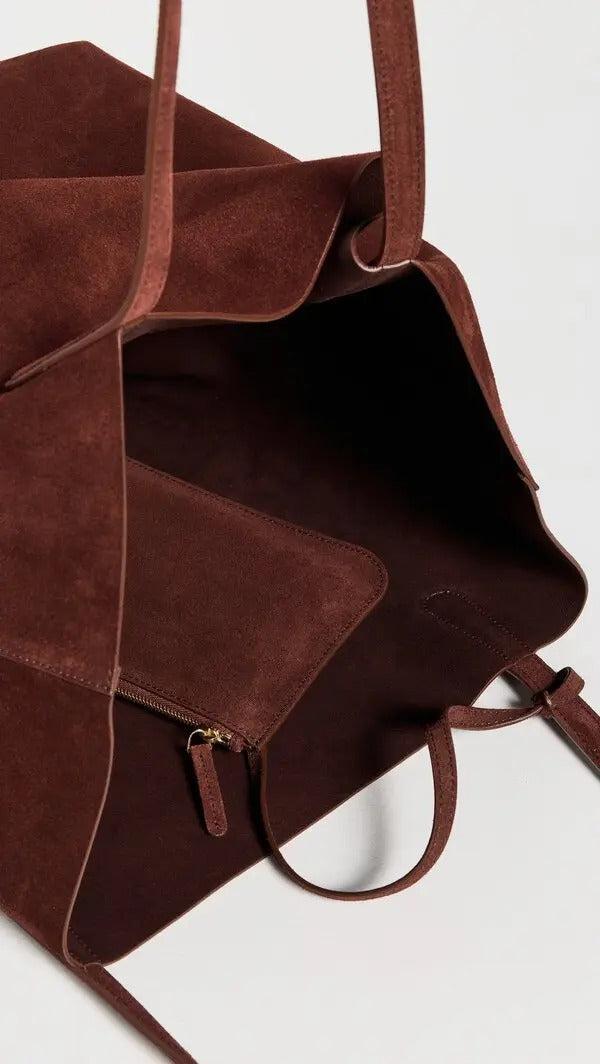 Mansur Gavriel-Mansur gavriel everyday soft tote Chocolate-dgallerystore