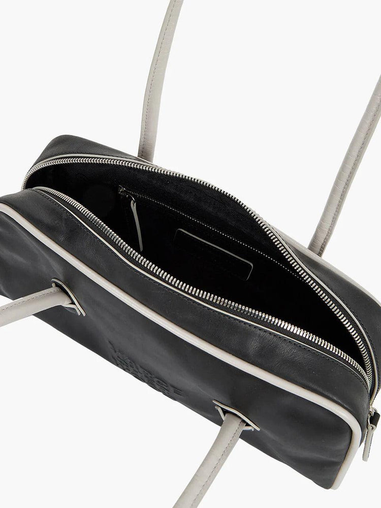 Margesherwood-Soft Boston EW Piping black light grey crinkle-dgallerystore