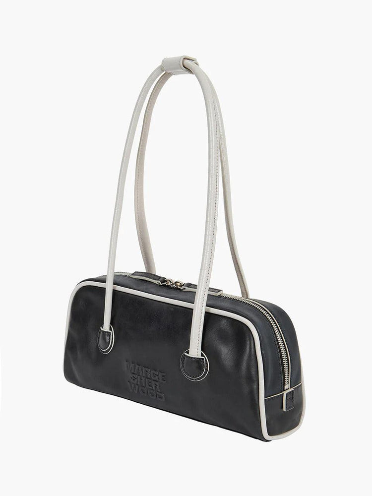 Margesherwood-Soft Boston EW Piping black light grey crinkle-dgallerystore