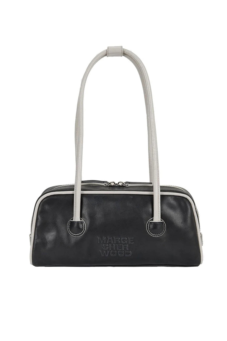 Margesherwood-Soft Boston EW Piping black light grey crinkle-dgallerystore