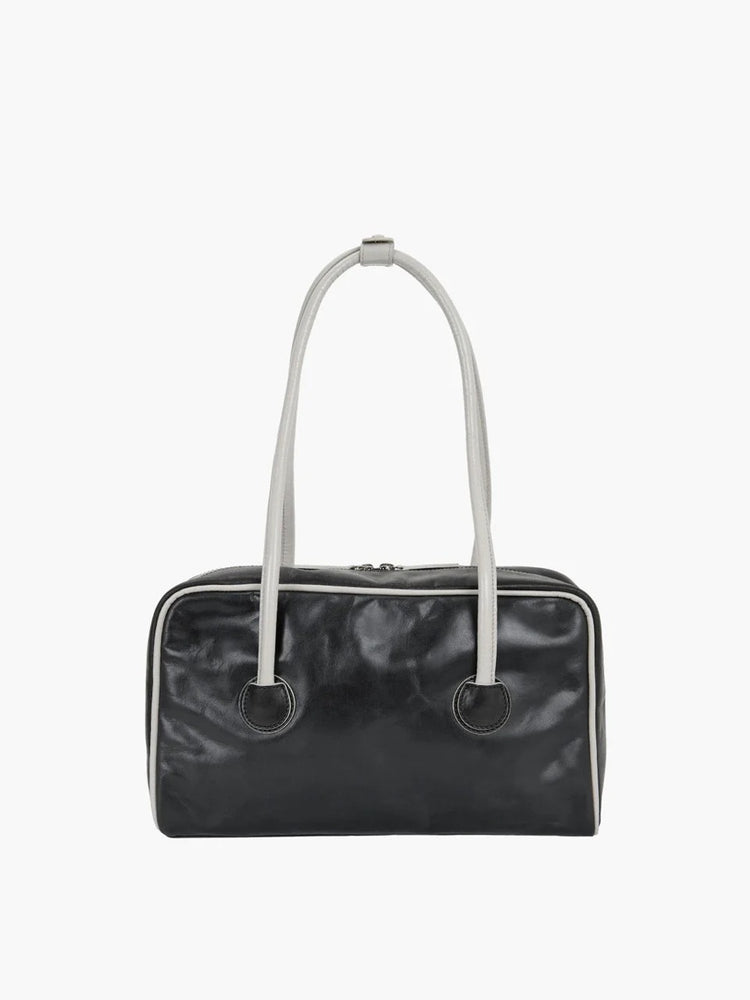 Margesherwood-Soft Boston Piping black light grey crinkle-dgallerystore