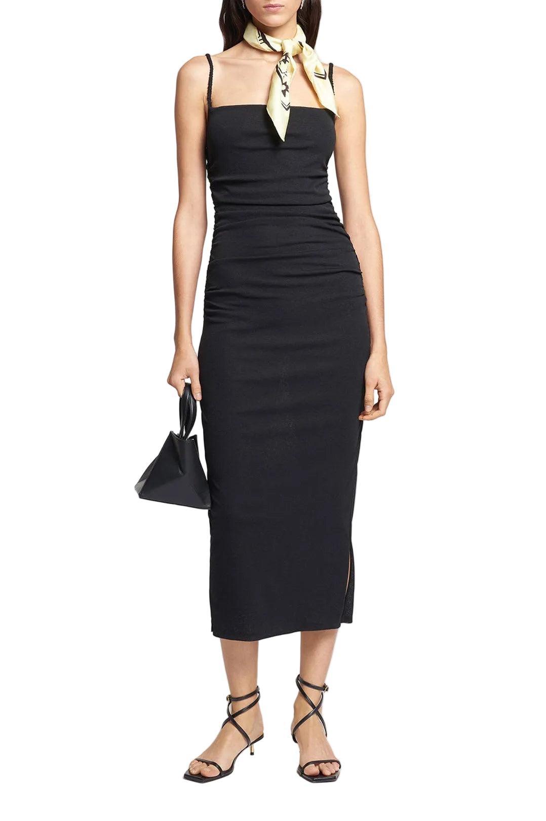 jersey mesh dress Long mesh and jersey dress  Rabanne