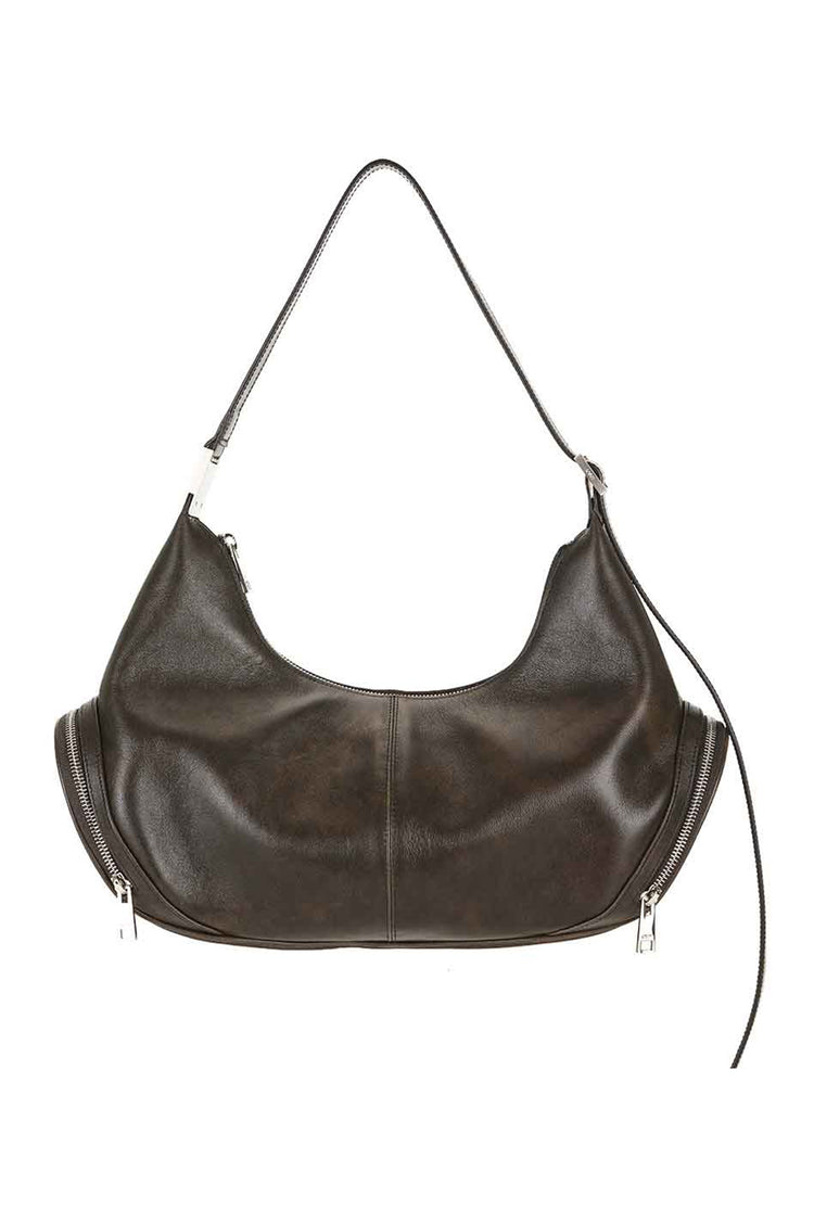 Osoi-Cargo Hobo Large In Stain Brown-dgallerystore