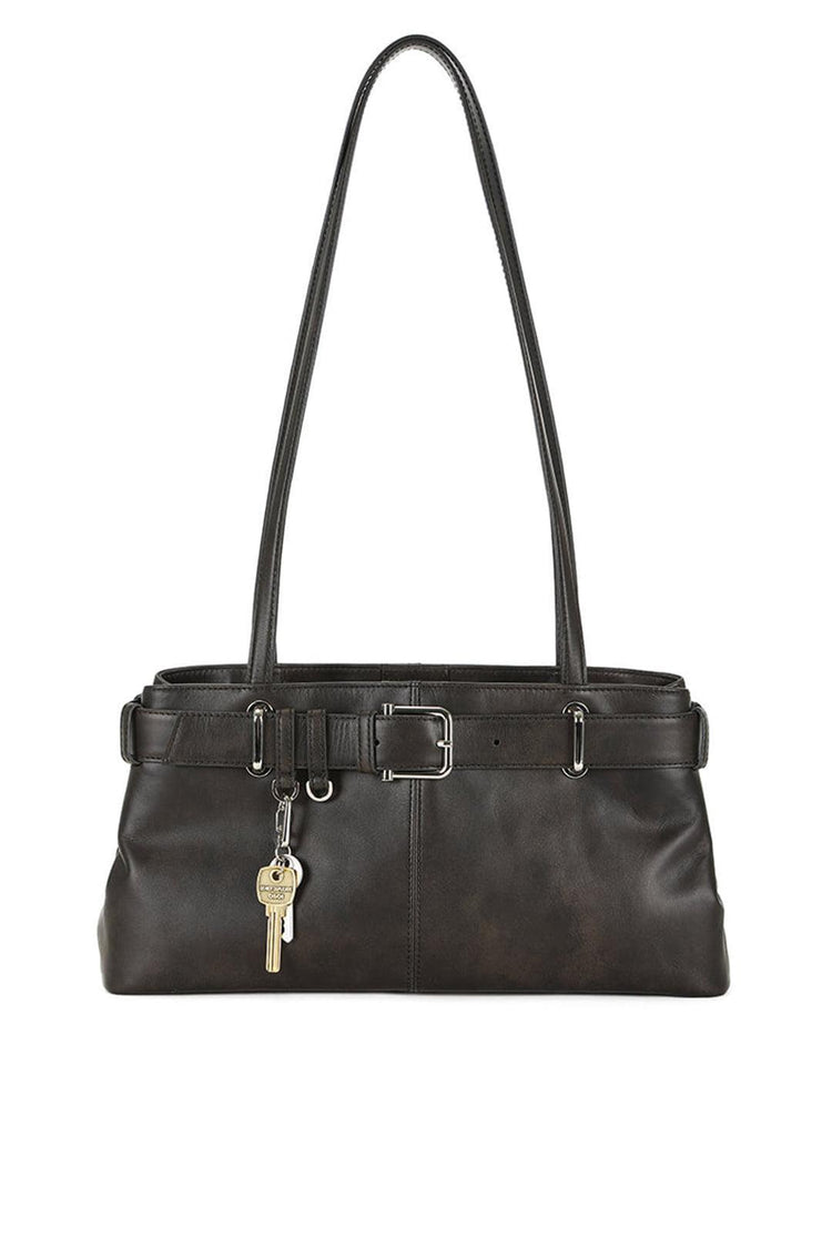 Osoi-Shoulder Brocle in Stain Brown-dgallerystore