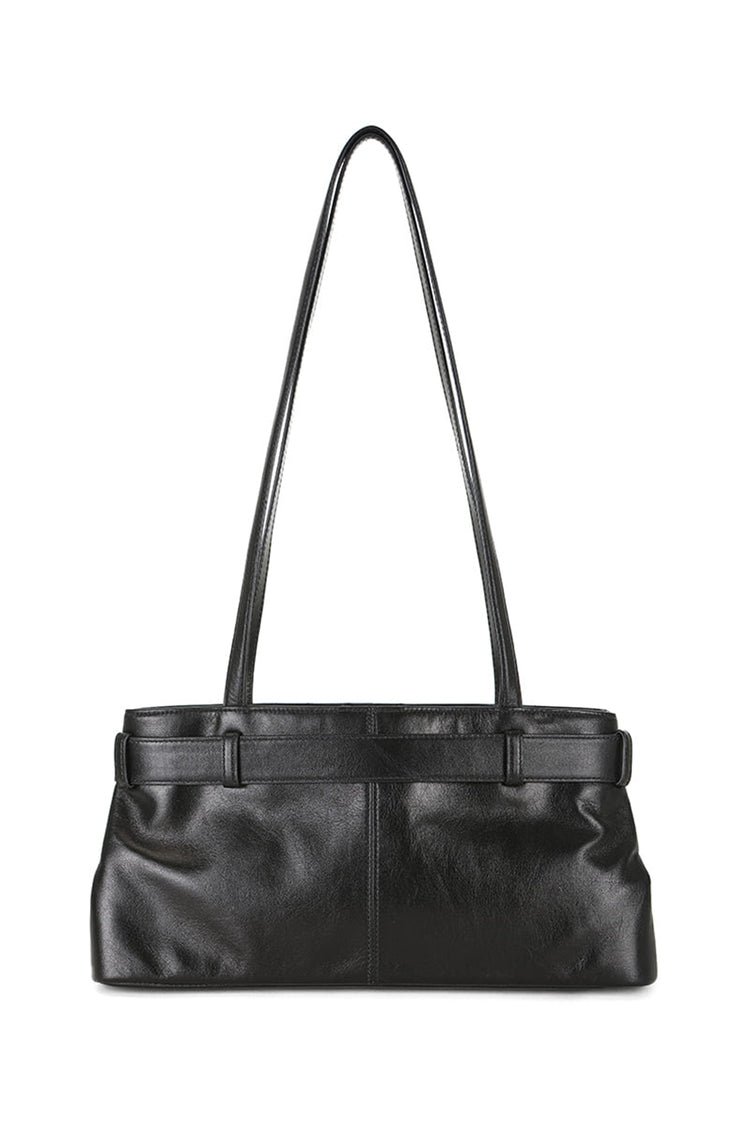 Osoi-Shoulder Brocle in Stone Black-dgallerystore