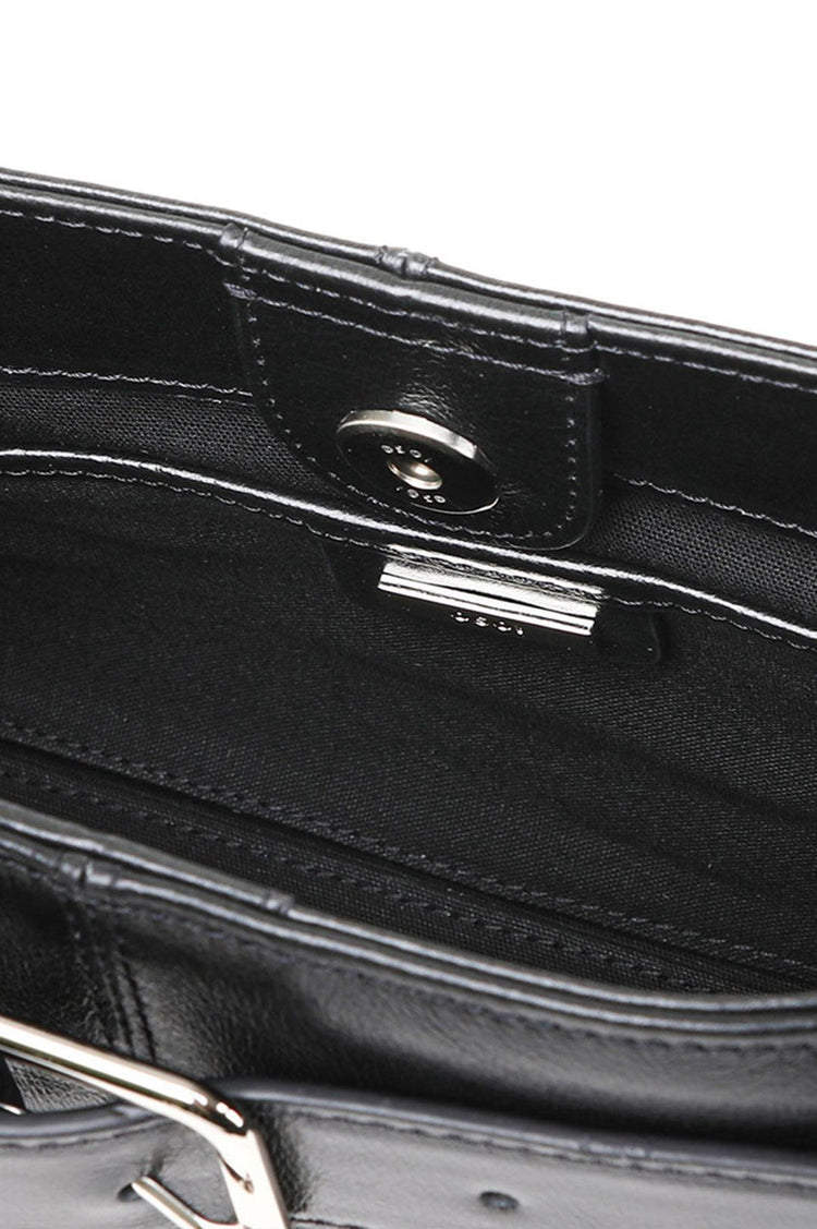 Osoi-Shoulder Brocle in Stone Black-dgallerystore