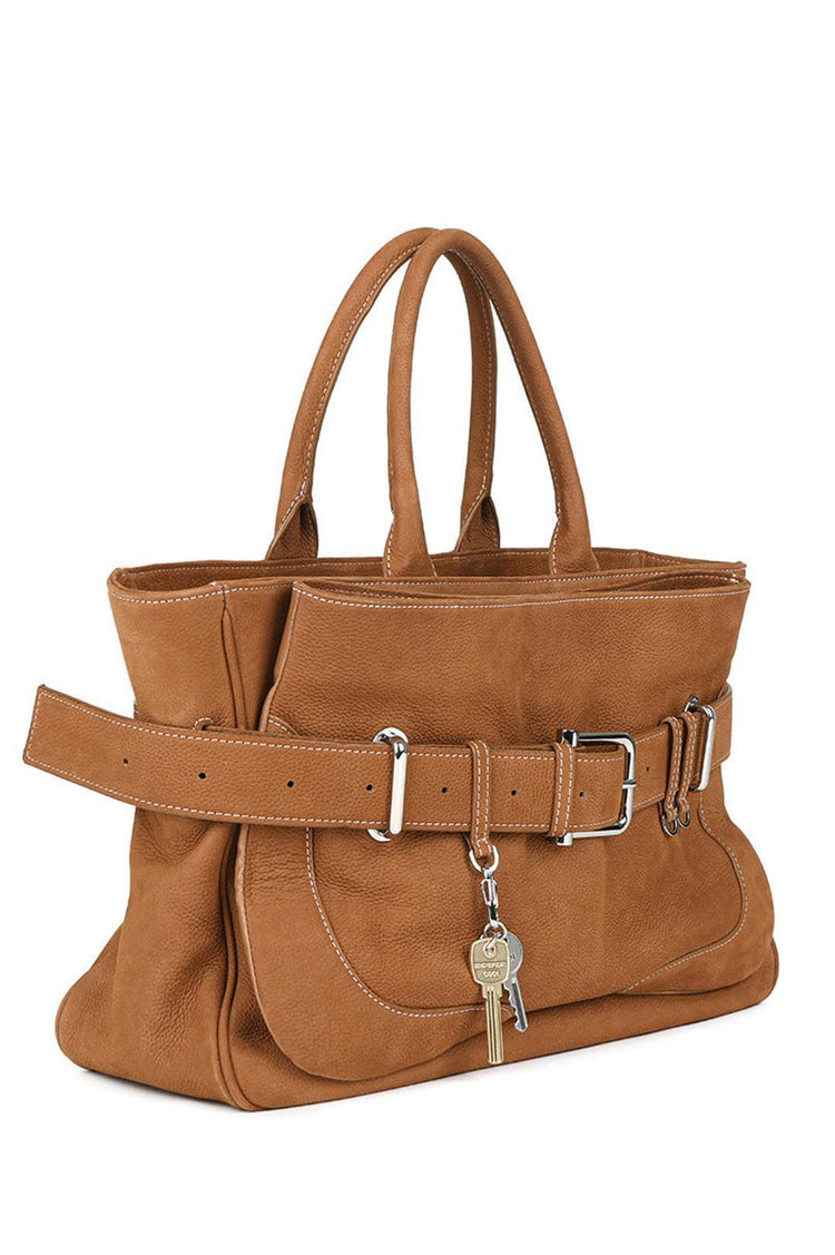 Osoi-Tote Brocle Nubuck Tan-dgallerystore
