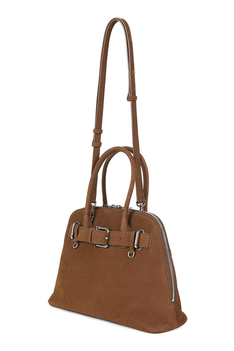 Osoi-Zip Brocle In Nubuck Brown-dgallerystore