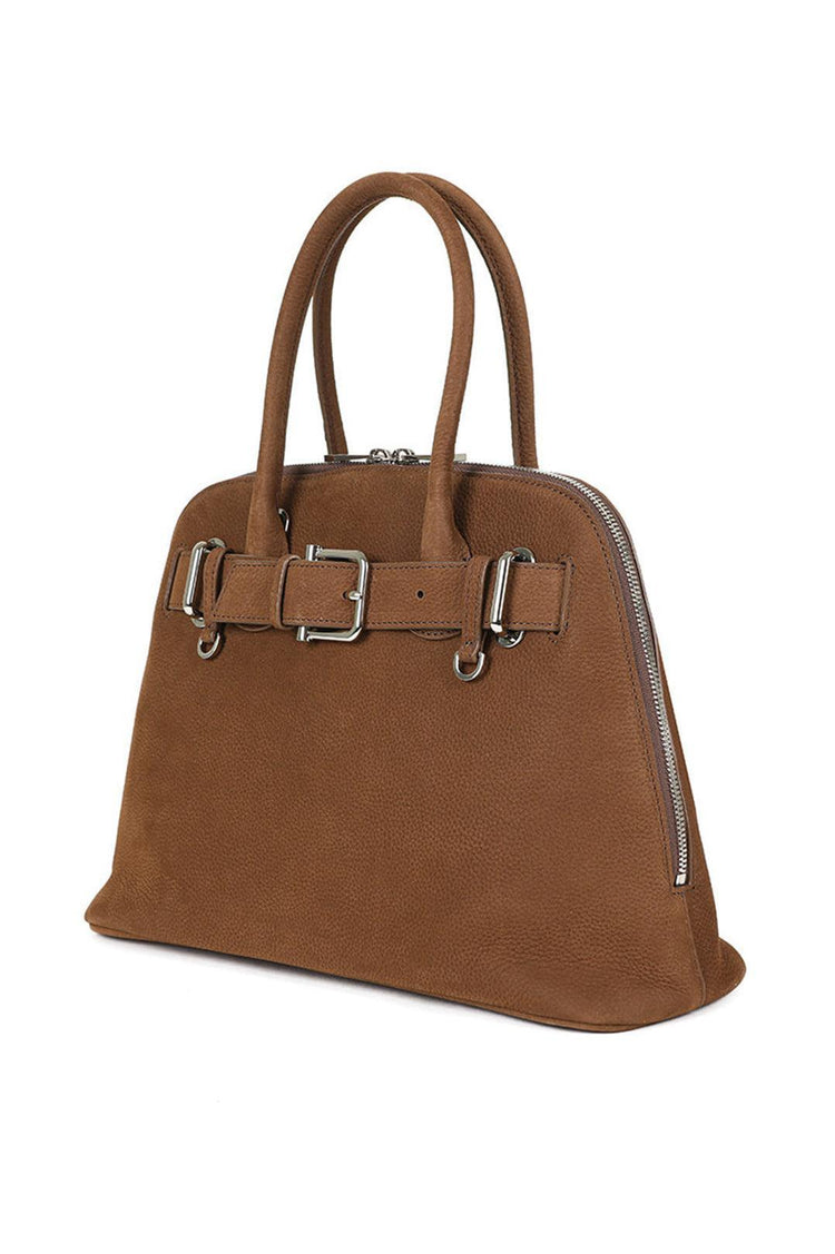 Osoi-Zip Brocle In Nubuck Brown-dgallerystore