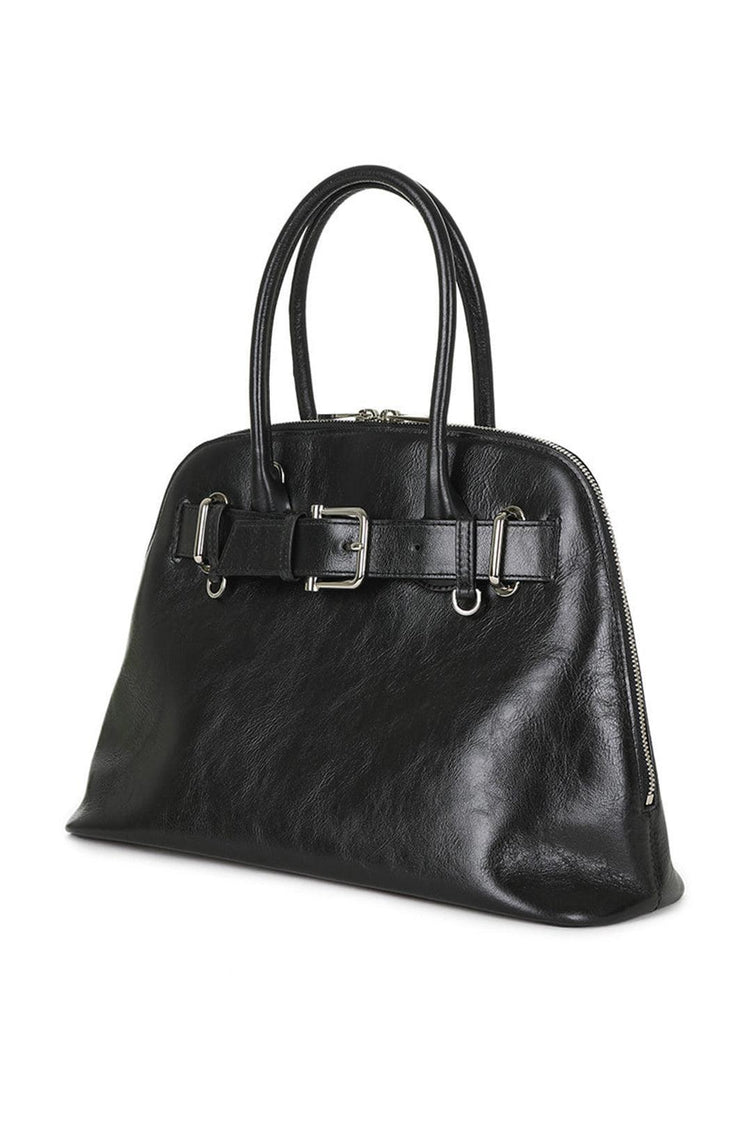 Osoi-Zip Brocle In Stone Black-dgallerystore
