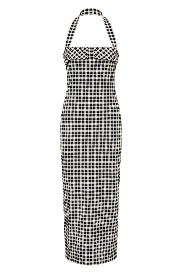 Posse-Chiara dress black white-dgallerystore