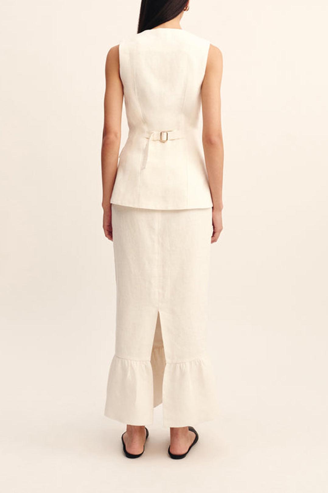 Posse-Matilda Gilet - Cream-dgallerystore