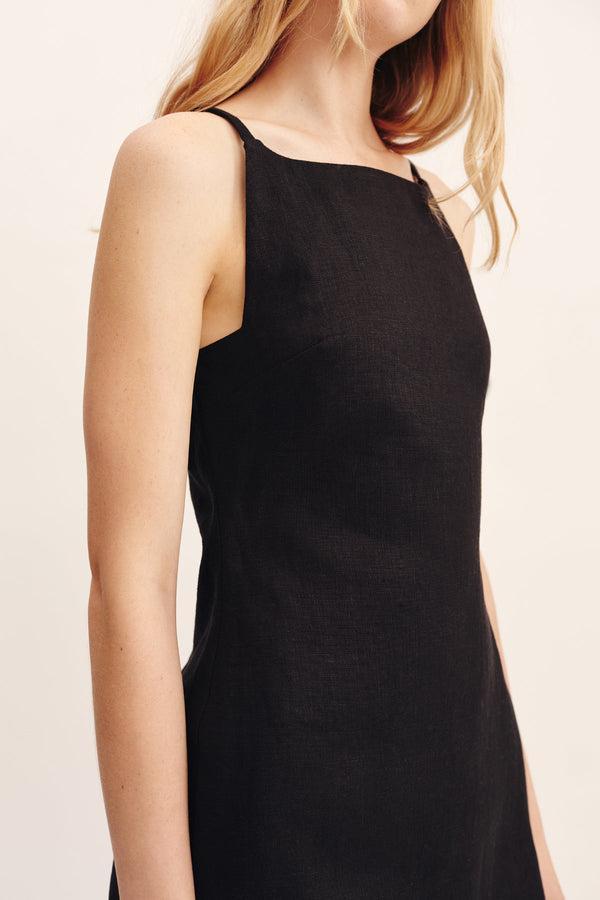 Posse-Neve Mini Dress - Black-dgallerystore