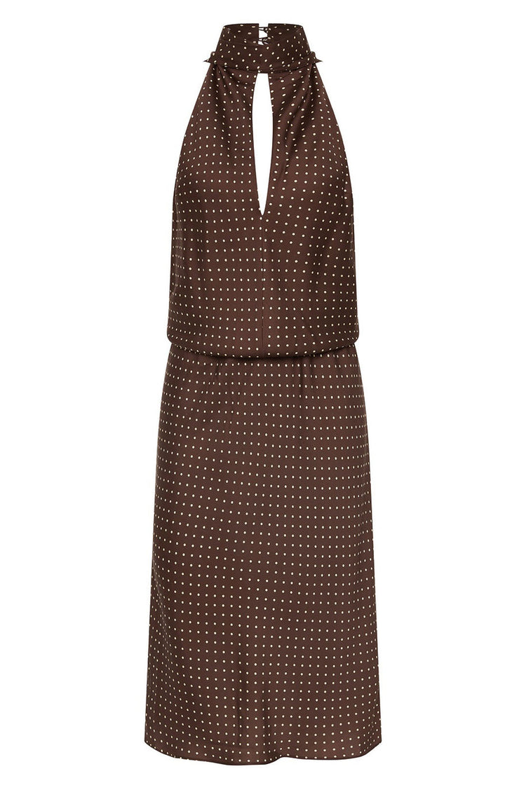 Posse-Phoebe dress choc vanilla-dgallerystore