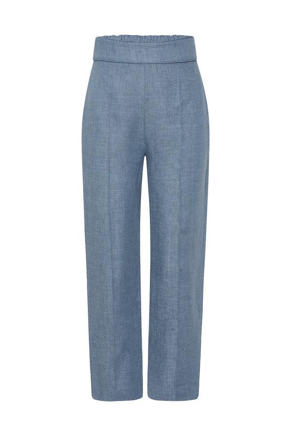 Posse-Thea Trouser - Steel Blue-dgallerystore
