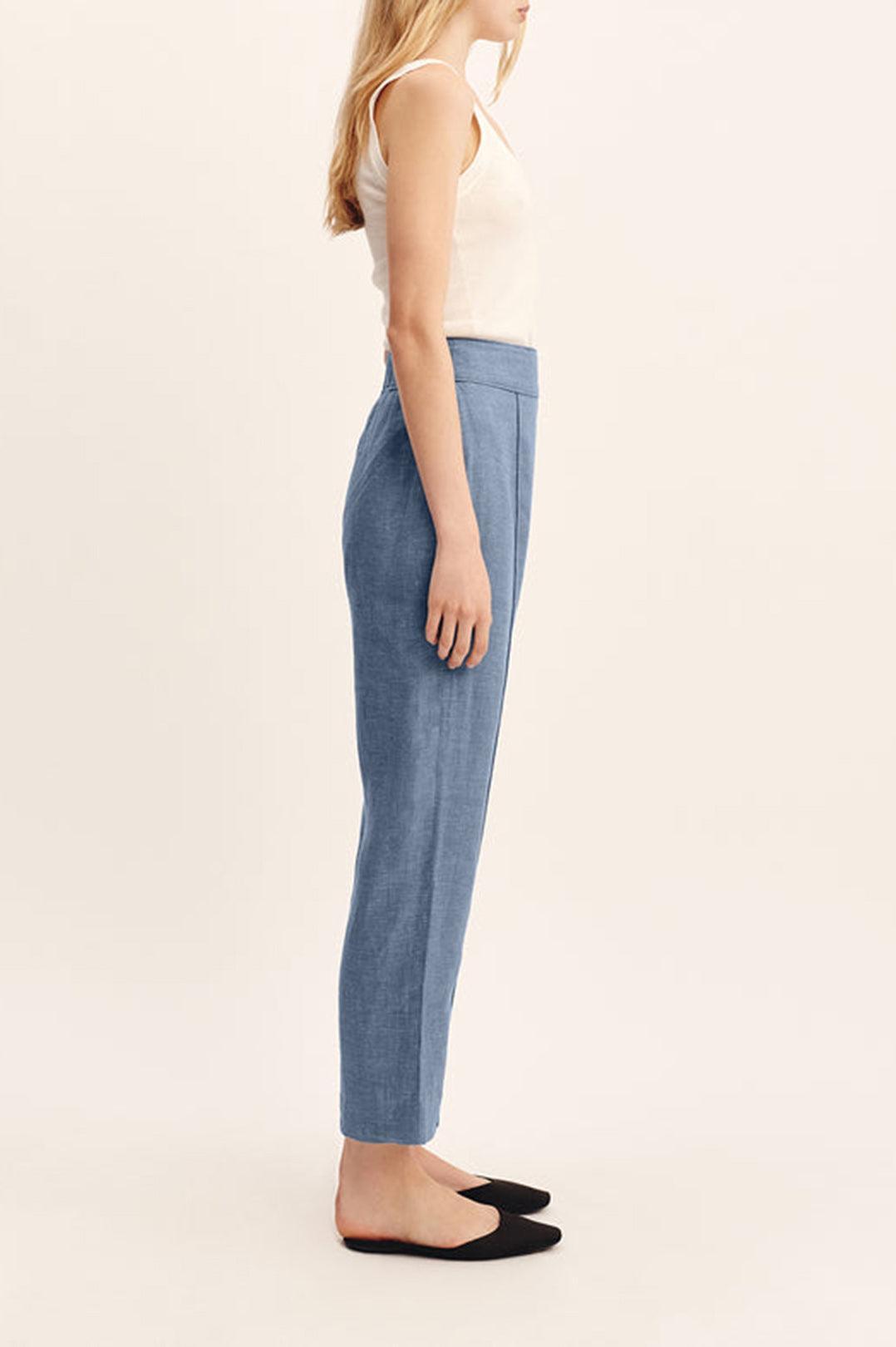 Posse-Thea Trouser - Steel Blue-dgallerystore