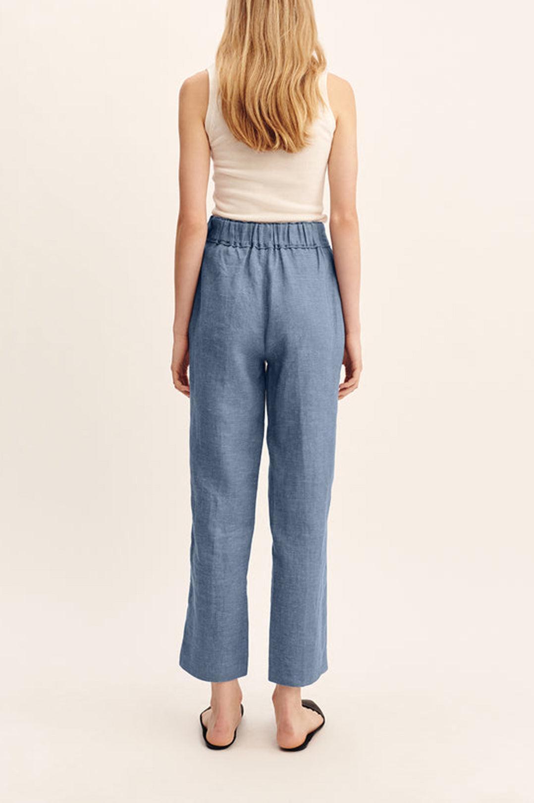 Posse-Thea Trouser - Steel Blue-dgallerystore