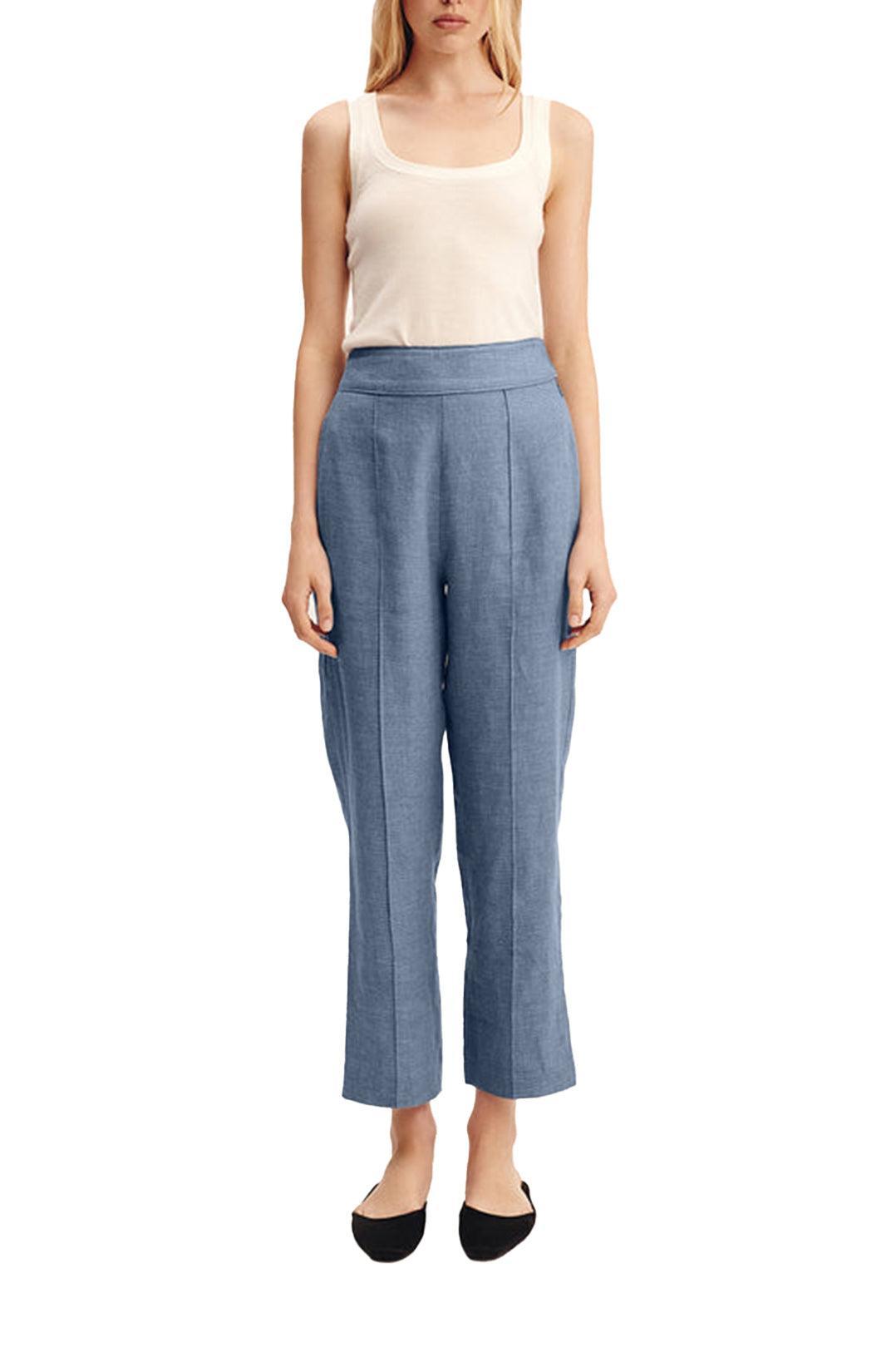 Posse-Thea Trouser - Steel Blue-dgallerystore