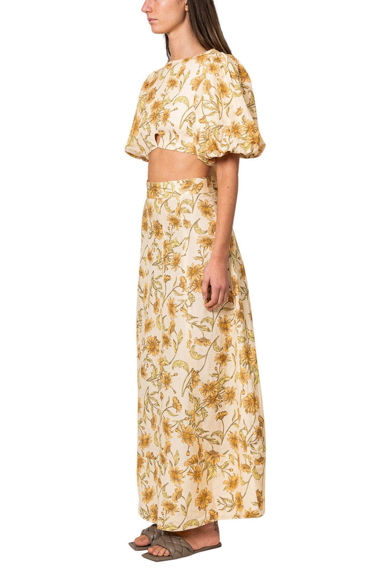 Significant Other-FLOWER PRINT TOP-dgallerystore
