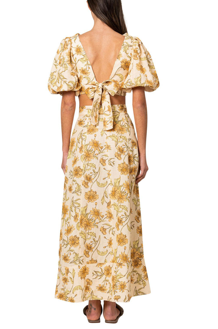 Significant Other-FLOWER PRINT TOP-dgallerystore
