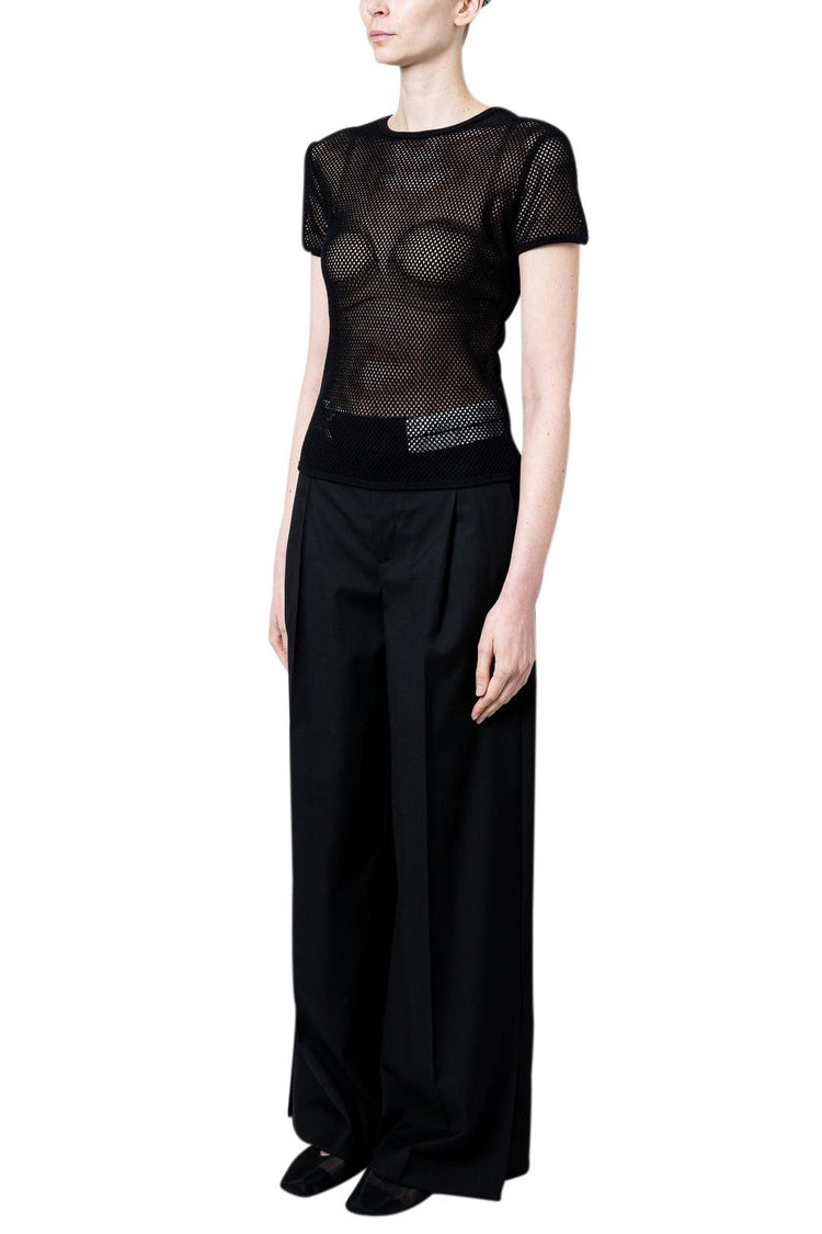 St. Agni-Mesh Short Sleeve Tee-dgallerystore