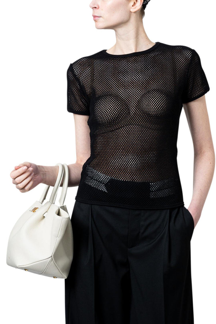 St. Agni-Mesh Short Sleeve Tee-dgallerystore