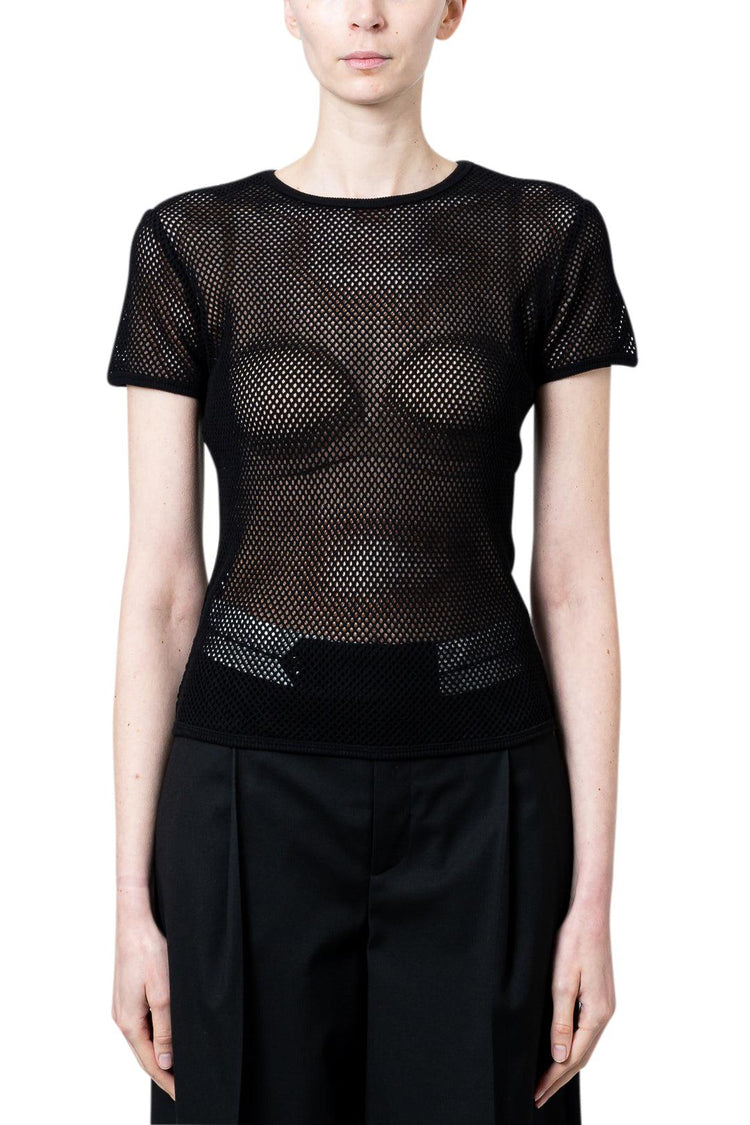 St. Agni-Mesh Short Sleeve Tee-dgallerystore