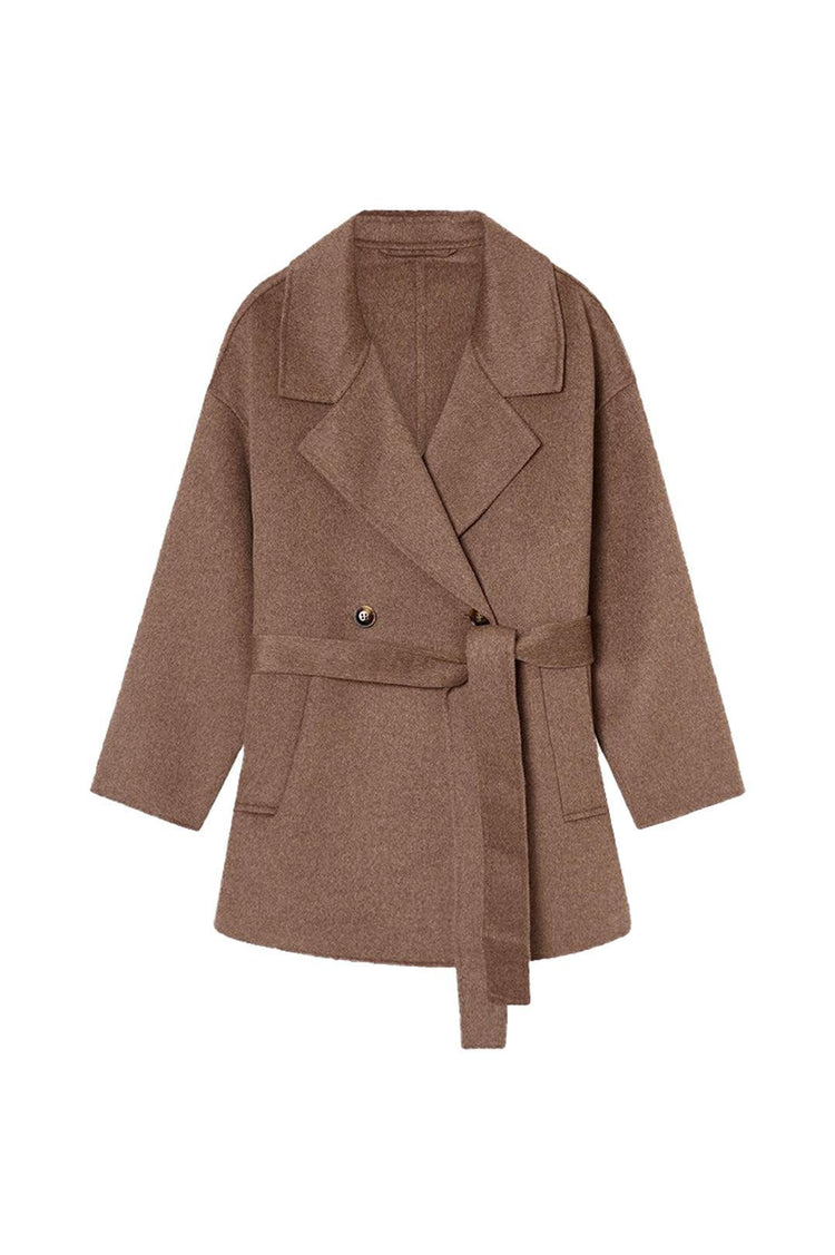 The Curated-The london jacket chocolate melange-dgallerystore