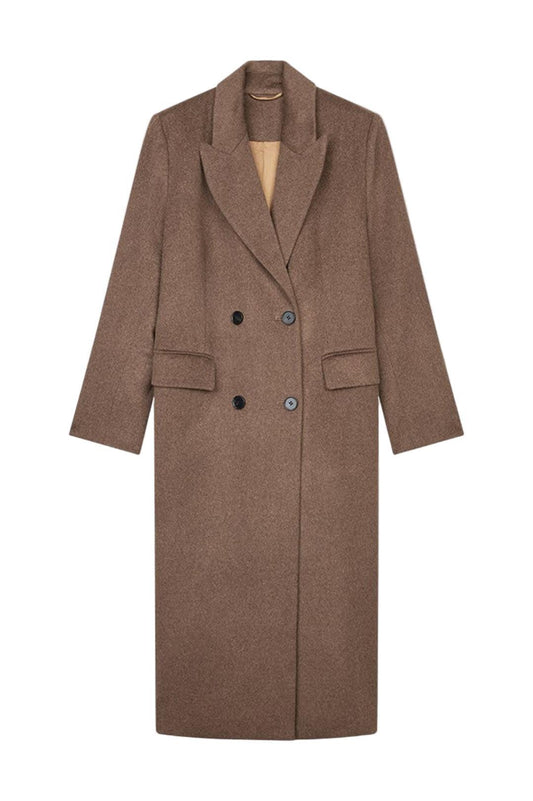 The Curated-The new york coat chocolate melange-dgallerystore