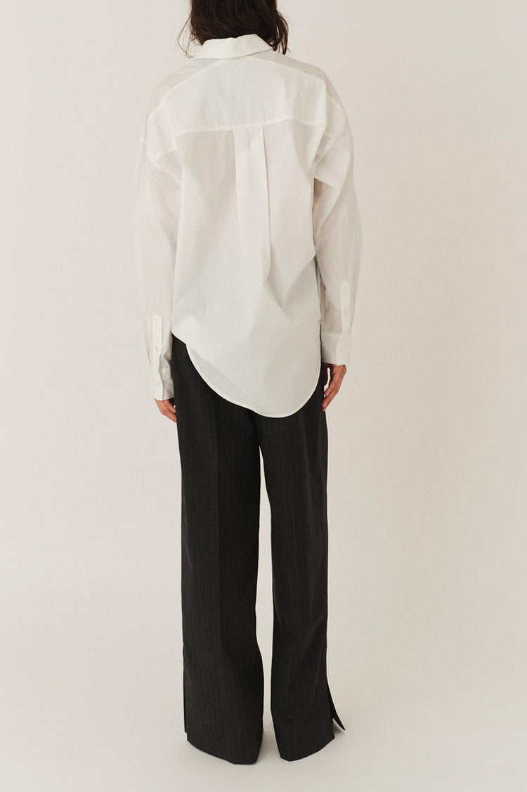 The Garment-Andora wide pants dark grey pinstripe-dgallerystore