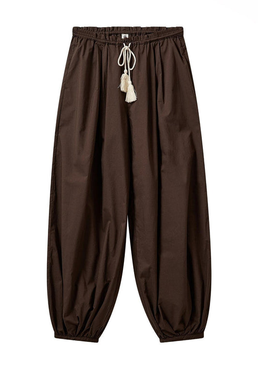 The Garment-Bazaar pants chocolate-dgallerystore