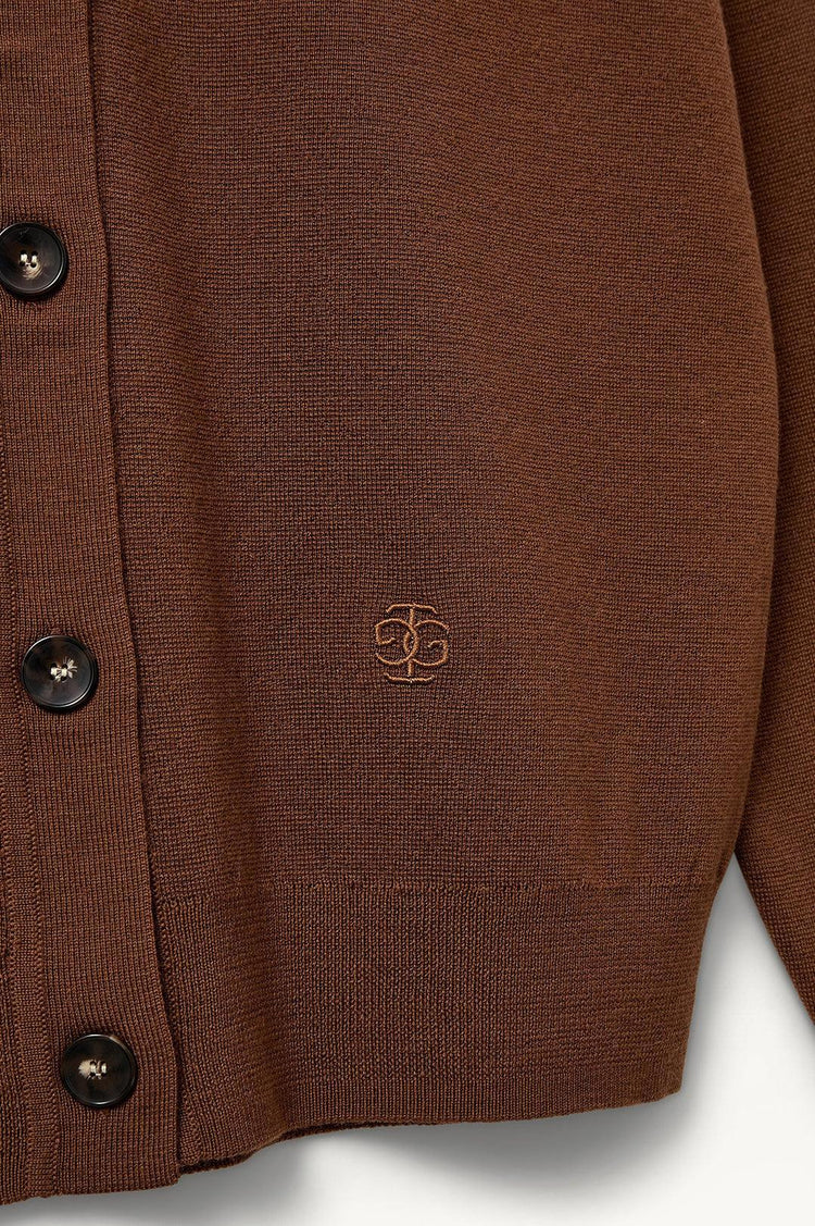 The Garment-Bergen dad cardigan cinnamon-dgallerystore